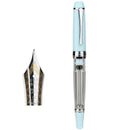 Penbbs 456 Resin Transparent Quality Negative Pressure Fountain Pen Fine 0.5mm Nib vacuum filling Student Writing Gift