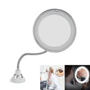 5X/10X Magnifying LED Mirrors 360 Rotation Pasteable Makeup Mirror Portable Travel