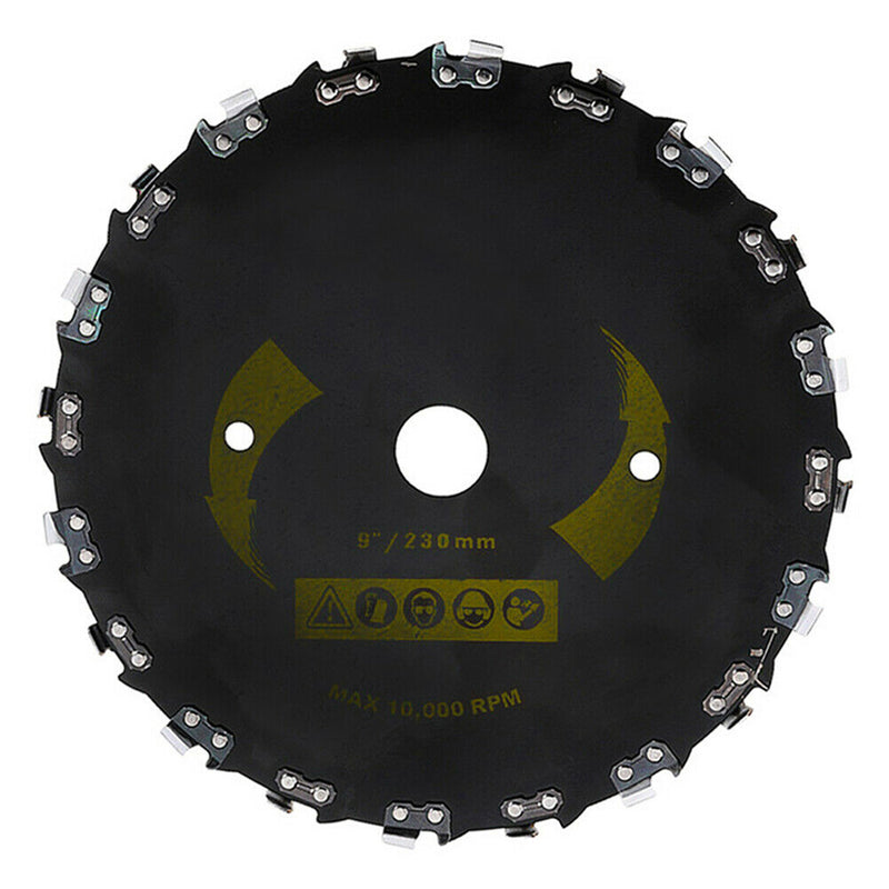 9 Inches Chain Saw Tooth Brush-Cutter Grass Lawnmower Blades Heavy Duty for Gas Electric Trimmer