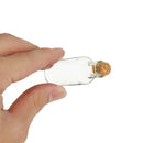5Pcs Mini Empty Tiny Clear Essential oil Bottle Wishing Message Glass Bottles Jars Container Crafts