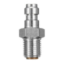 Paintball PCP Fill Nipple Adapter Stainless Steel 8mm Thread One Way Foster Connector 1/8'' BSPP