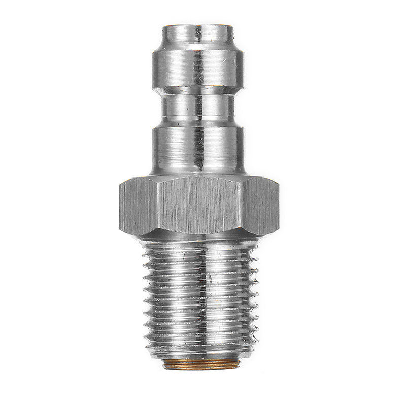 Paintball PCP Fill Nipple Adapter Stainless Steel 8mm Thread One Way Foster Connector 1/8'' BSPP