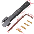 MGEHR 1010-2 10x10x100mm Lathe Turning Tool Holder With 4pcs MGMN200 Inserts