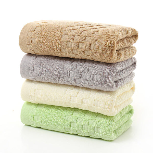 KCASA KC-BR226 Pure Thicken Super Absorbent Towel 100% Cotton Hand Beach Towels Pattern