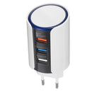 Bakeey 3 USB Ports QC3.0 Quick Charge USB Charger EU Plug with LED Touch for Mobile Phone