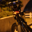 XANES STL06 COB LED Wireless Remote Control Smart Bike Tail Light USB Charging Warning Light