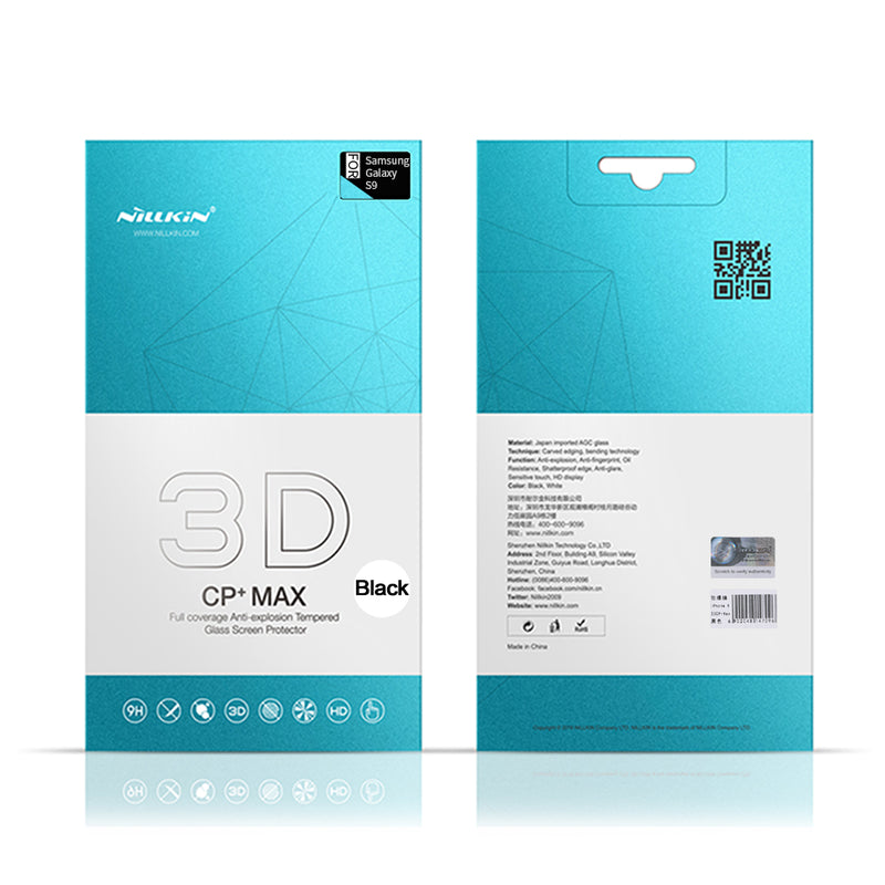 NILLKIN 3D Arc Edge 9H AGC Glass Phone Screen Protector for Samsung Galaxy S9