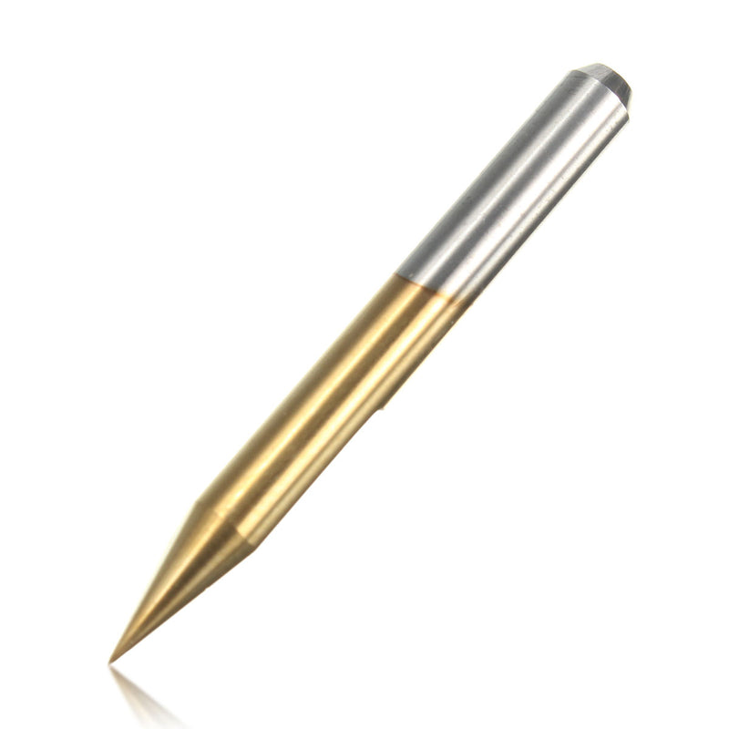 10pcs 3.175mm Shank 30 Degree 0.2mm PCB Engraving Bit Titanium Coated Carbide CNC Cutter Bits