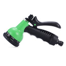 Gardening 7-Pattern Revolver Spray Nozzle Green Watering Multifunctional Spinkle