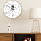 Loskii CC058 Creative Wall Clock Mute Wall Clock Quartz Wall Clock For Home Office Decorations