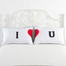 Bedding Pillowcase White Pillowcase For Couple Polyester-Cotton Pillow Case