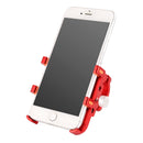 BIKIGHT Aluminum Alloy Bicycle Phone Holder 3.5"-6.2" Adjustable 360 Rotatable Mobile Phone Bracket Outdoor Electric Scooter Riding Equipment