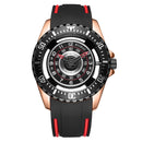 RUIMAS 549 Hollow Design Silicone Sport Men Watch Fashionable Quartz Watches