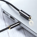 KUULAA 3.5 mm Jack Aux Cable Audio Extension Cable for Huawei P20 Speaker Headphones Stereo Mp3 Tablet for iPad Xiaomi Redmi K30 5G 5 Plus PC