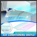 Air Conditioning Baffle Adjustable Foldable Air Conditioner Deflector Wind Shield