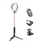 Yingnuost Dimmable Video Ring Light 20cm LED Makeup Lamp with Selfie Stick Tripod bluetooth Shutter for Youtube Tik Tok Live Streaming