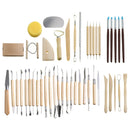 45PCS Clay Pottery Shaper Carving Blade Modelling Ceramic Sculpture Tools Kit