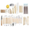 45PCS Clay Pottery Shaper Carving Blade Modelling Ceramic Sculpture Tools Kit
