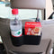 SHUNWEI Soft PP Car Seat Back Storage Box Hanging Organizer Phone Drink Holder Blcak/ Beige