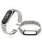 Mijobs Anti-lost Metal Pro Strap Simple Design Watch Band Full Steel Watch Strap for Xiaomi Mi Band3