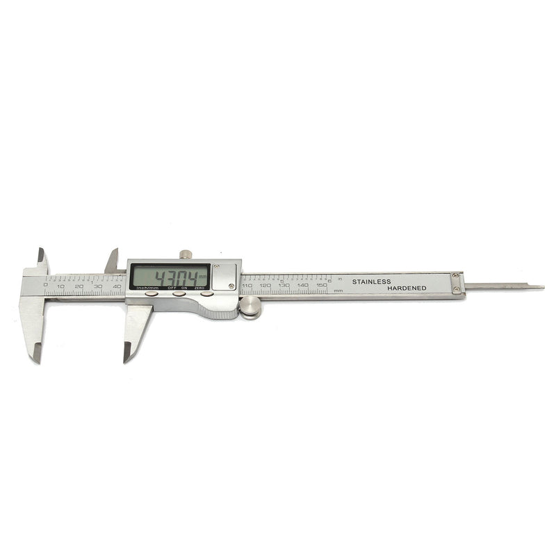 Raitool 6 Inch 150mm LCD Digital Electronic Vernier Caliper Micrometer Stainless Steel Ruler