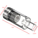 Longmada Mr.Bald 3 Atomizer B/C/D/E Wax Tank Glass Dry Herb 510 Threaded co2 Atomizer Quartz Vaporizer