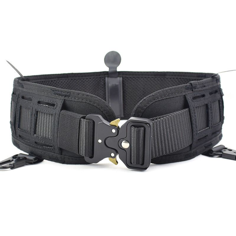 Zanlure Molle Waist Belt Adjustable Tactical Belt Outdoor Hunting CS Combat Girdle