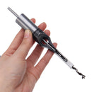 7pcs 6-12.7mm Square Hole Saw Drill Bit Set Mortising Chisel Twist Auger Drill Bits