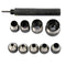 10pcs Heavy Duty Hollow Punch Kit Set Gasket Leather Rubber Punching DIY Leather Craft Tool Perforating Tools