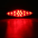 Universal Motorcycle ATV LED Rear Tail Brake Stop Light License Bracket Holder
