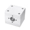 T8 Nut Aluminum Alloy Silver Housing Bracket with 2Pcs Screws for 3D Pritner Lead Screw