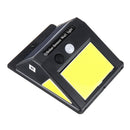 Solar 60 COB LED PIR Motion Sensor Wall Light 3-sided Waterproof Outdoor Garden Yard Path Security Lamp