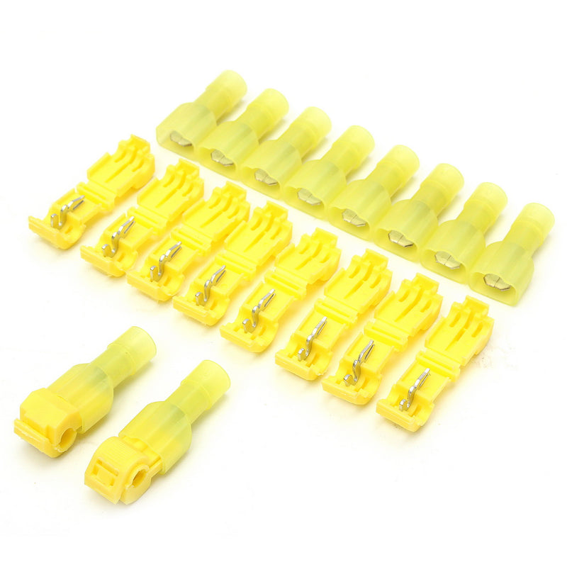 Excellway TC01 60pcs T-Tap Male Female Insulated Wire Quick Splice Terminal Connectors Set