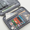 IPRee Polyester Passport Bag Travel ID Card Wallet Waterproof Multifunction Credit Card Holder