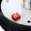 60 LED Emergency Flash Strobe Rooftop Rotating Beacon Warning Light Amber 12-24V