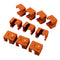 10Pcs Coffee Silicone Case for Hotend Heating Block Protective Cover 280 for 3D Printer