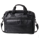 Ourdoor Men Leather Travel  Business Briefcase Laptop Messenger Shoulder Bag