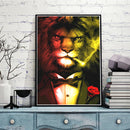 5D Diamond Animal Paintings Embroidery Cross Stitch Pictures Arts Craft Tool Kit Decor