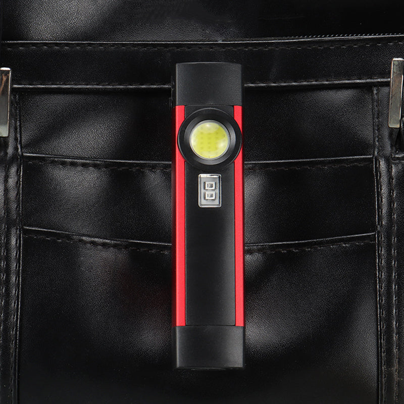 Skywolfeye Portable LED+COB+UV 500Lumens 4Modes USB Rechargeable Work Light Outdoor Multifunctional Waterproof Maintenance Lamp Flashlight with Magnets