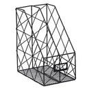 Nordic Ins Simple Wrought Iron Desktop Books Organizer Storage Rack Bookshelf Documents Magazine Storage Box File Holder Office Racks