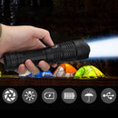 XANES WP50 XHP50 Zoom LED Flashlight USB Rechargeable 5 Modes Tactical Torch Light Waterproof With 26650 Battery Work Light