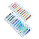 Water Resistant 24 Colors 12ML Tube Acrylic Paint Set Art Painting Drawing Tool Beginner Artist