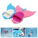 Kids Mermaid Tail Swimming Fin Foot Training Flipper Shoes Monofin Diving Flippers