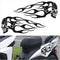 Car Sticker Motorcycle Skull Flame Stripes Gas Tank Vinyl Decals Universal