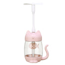 350ML 3 IN 1 Cute Cat Ultrasonic Humidifier Night Light Aromatherapy Diffusers USB Auto Air Freshener