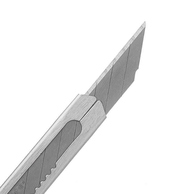 Deli 2034 Small Utility Cutter Metal Paper Cutter 30 carving Blade Hand Craft Paper Leather Cloth Cutter Art Work Cutting tools