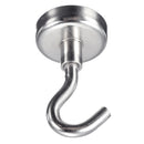 6pcs 25mm Rare Earth Neodymium Magnet 22kg Magnetic Hanging Hooks Holder