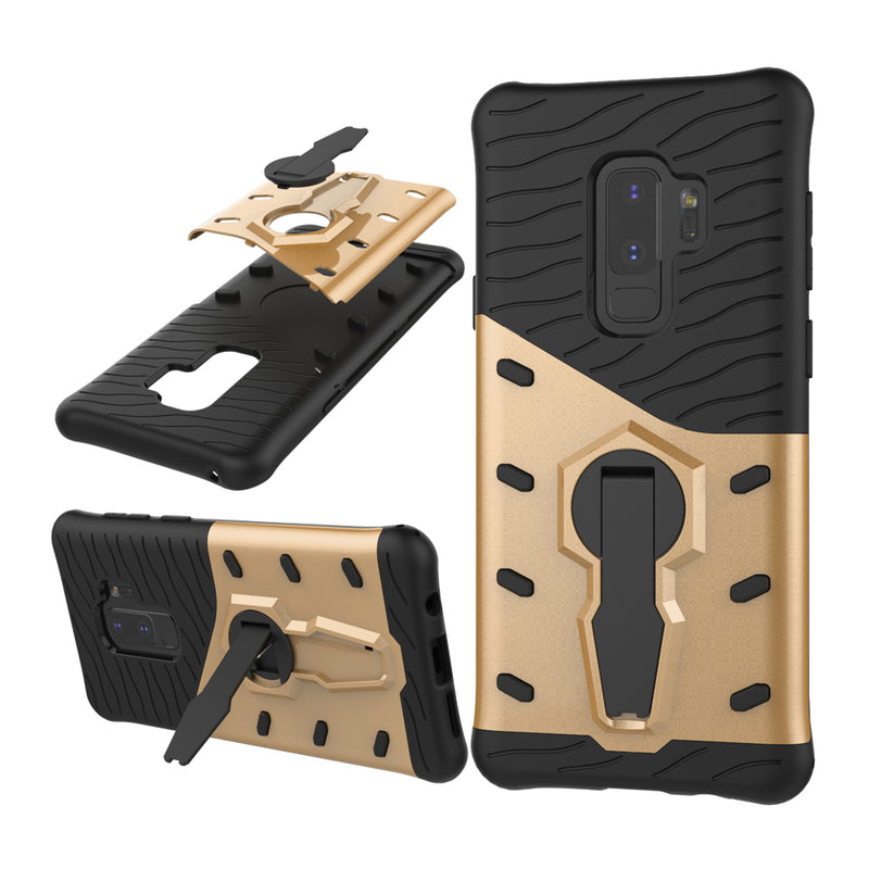 Bakeey Armor Rotating Kickstand PC TPU Protective Case for Samsung Galaxy S9 Plus