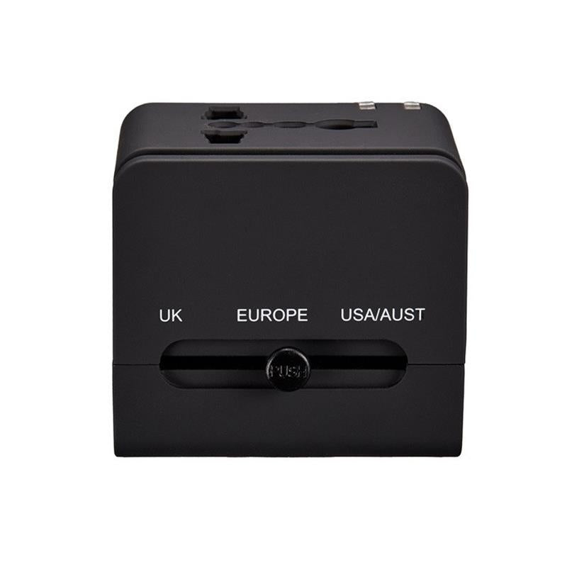 YICHEN TR-148 Universal International Power Plug USB 2.1A Adapter Wall AC Adapter Worldwide Travel Power Plug Conversion Socket Dual USB Adapter