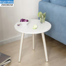Single/Double Layers Mini Coffee Table Tea Table End Table Wooden Round Magazine Shelf Movable Bedroom Living Room Furniture For Office Home